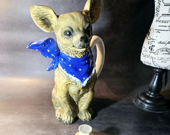 Tea with Diddy ceramic Teapot Chihuahua Dog Tea Pot by Blue Sky Heather Goldminc