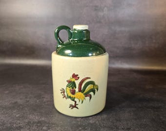 Vintage ceramic Jam/Mustard & Lid, California Provincial, by Metlox Poppy trail - Vernon