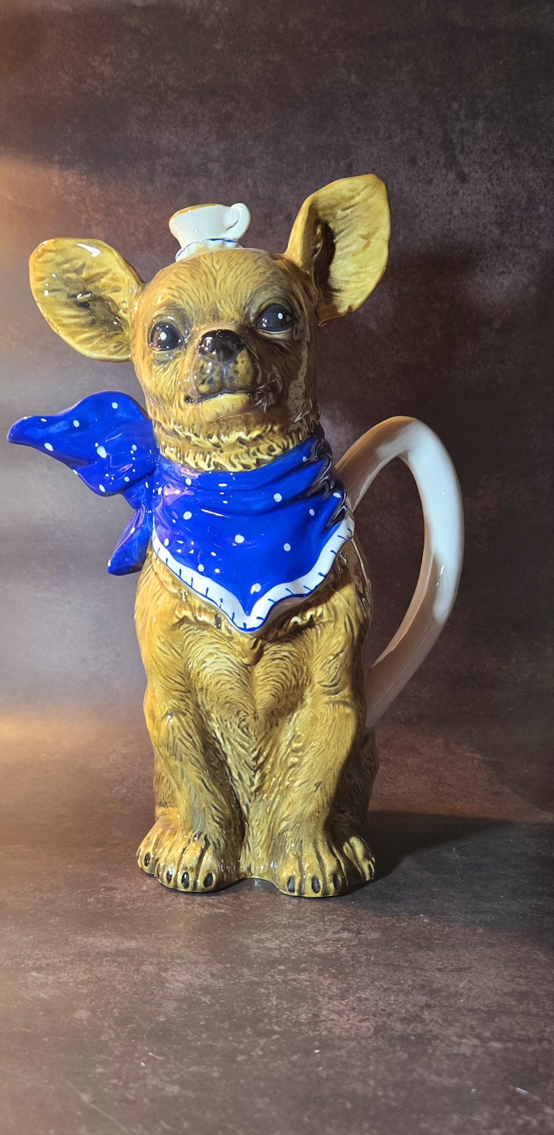 Blue Sky Tea with Diddy Chihuahua Teapot - Thumbnail 3