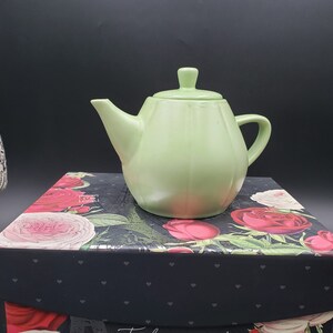Vintage MSRF Design Studio Green Teapot 4 1/2 X 7 - Etsy