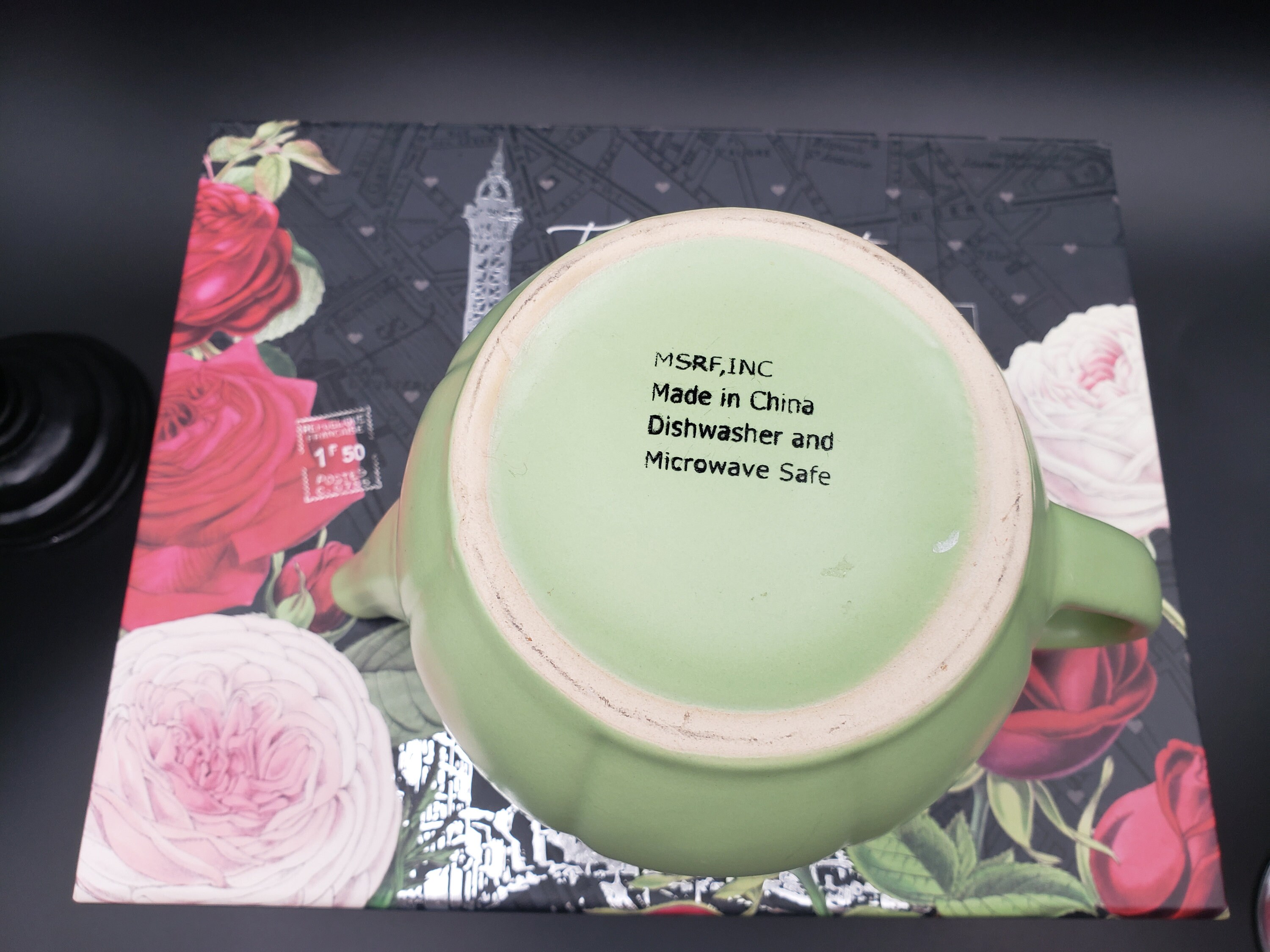 Vintage MSRF Design Studio Green Teapot 4 1/2 X 7 | Etsy