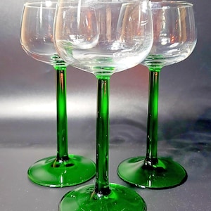 Set of 3 Luminarc Cristal D’Arques glasses made in France