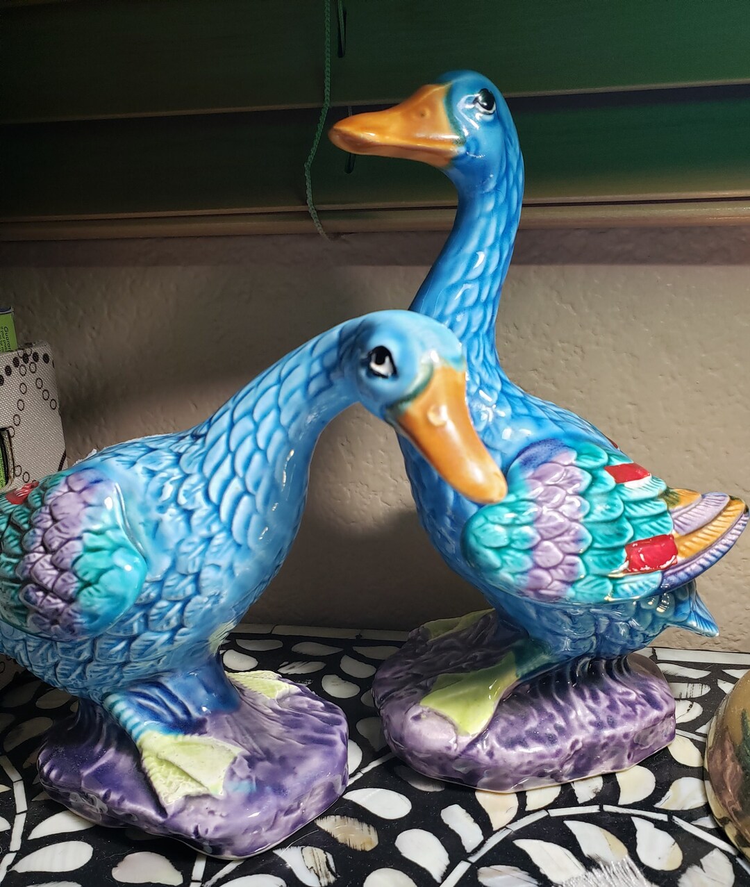Lot De 2 Figurines Canards En Celluloïd – Vintage Japon – Anciennes