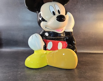 Figural Cookie Jar & Lid by Zrike. Height: 11 3/8 in