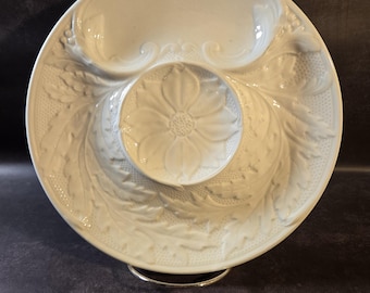 Mid-20th Century Gien, France Artichoke Serving Dish