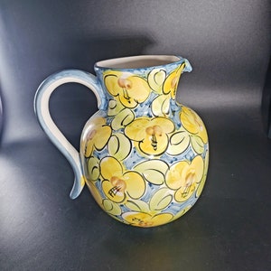 ポルトガル リスボン アンティーク ハンドペイント 水差し 美品