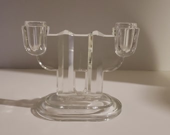 ダブルキャンドルホルダー ガラス製トラディション2個セット - Etsy 日本