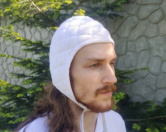 Under helmet padded coif
