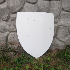 Medieval heater custom shield for historical reenactment, medieval living history shield, LARP, historical reenactment, SCA