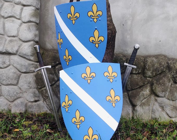Featured listing image: Heater Shield with Boards for Reenactment