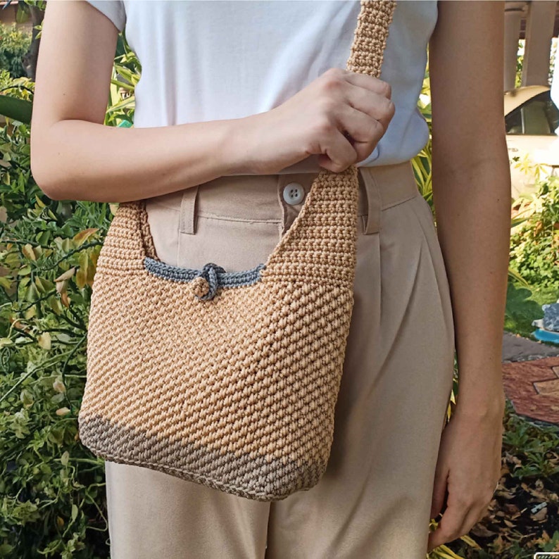 Everyday Bag Handmade Bag Crochet Crossbody Bag