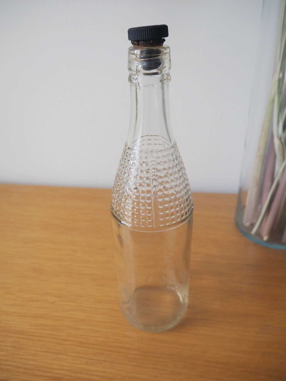 Antique 1950s Lucozade Glass Bottle With Original Bottle Etsy Canada