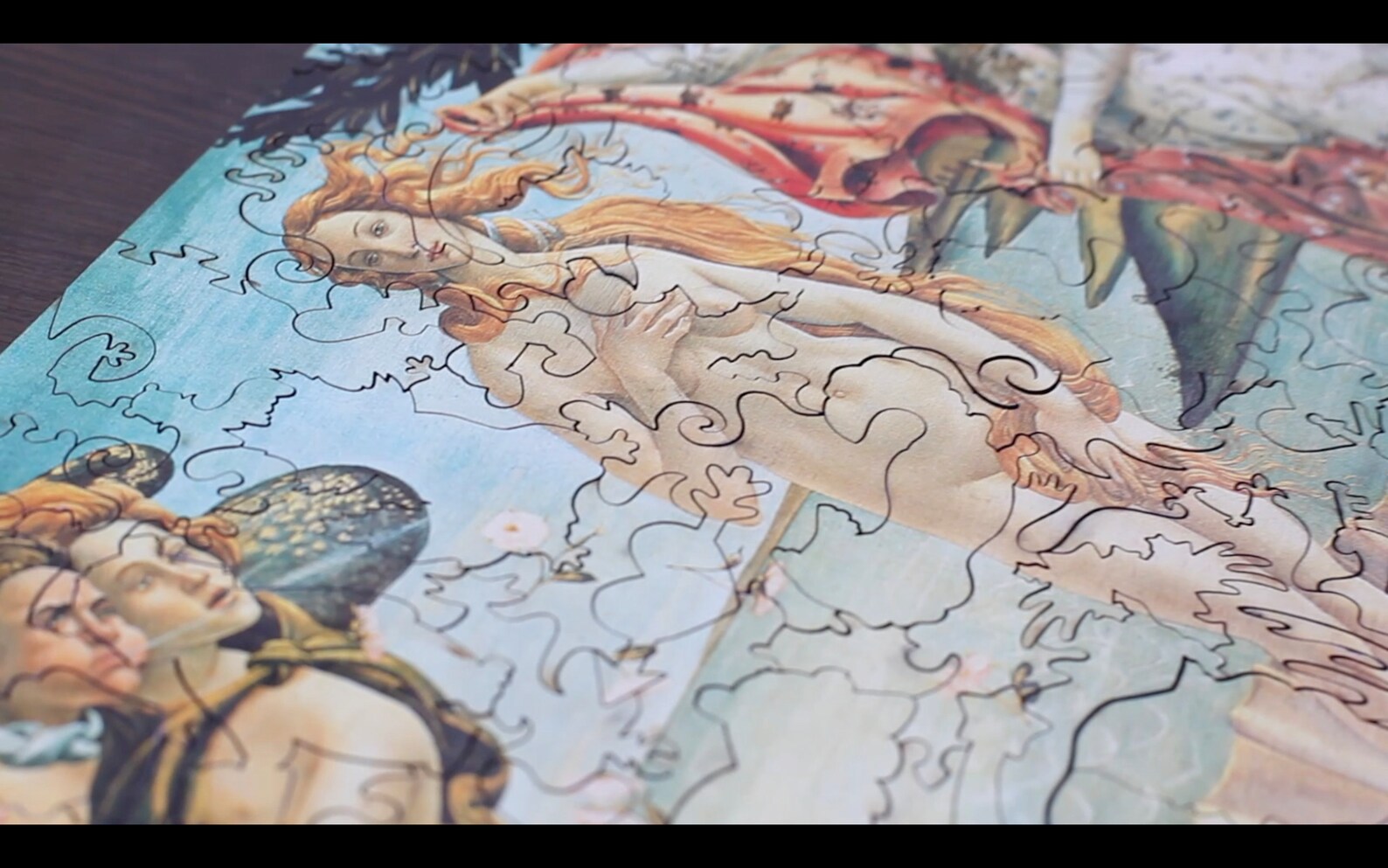 Jigsaw wooden art puzzle The Birth of Venus World Etsy