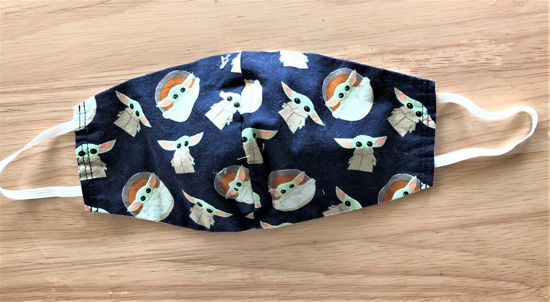 Face Mask Baby Yoda Childsized Etsy