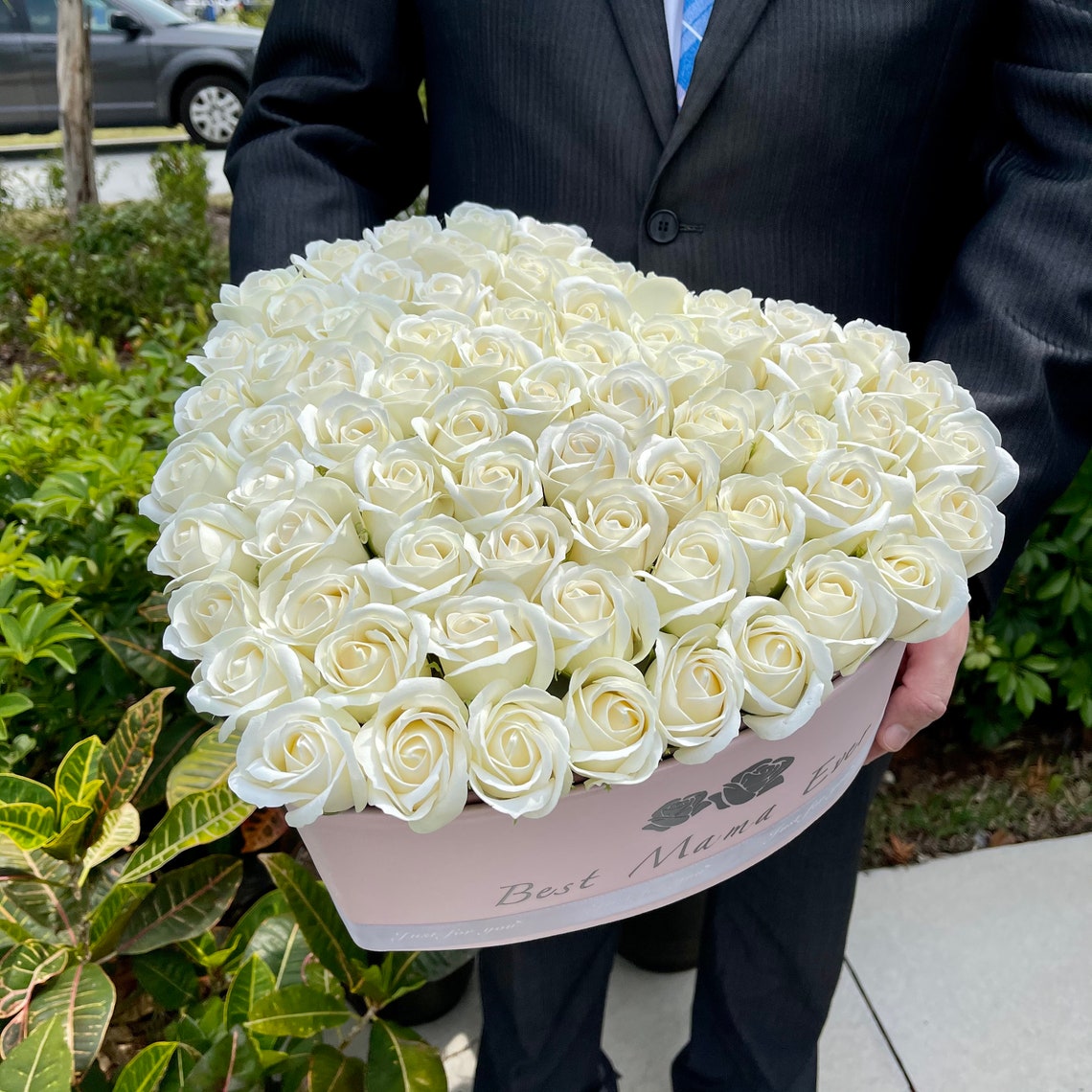 Mothers day gift flower box Etsy