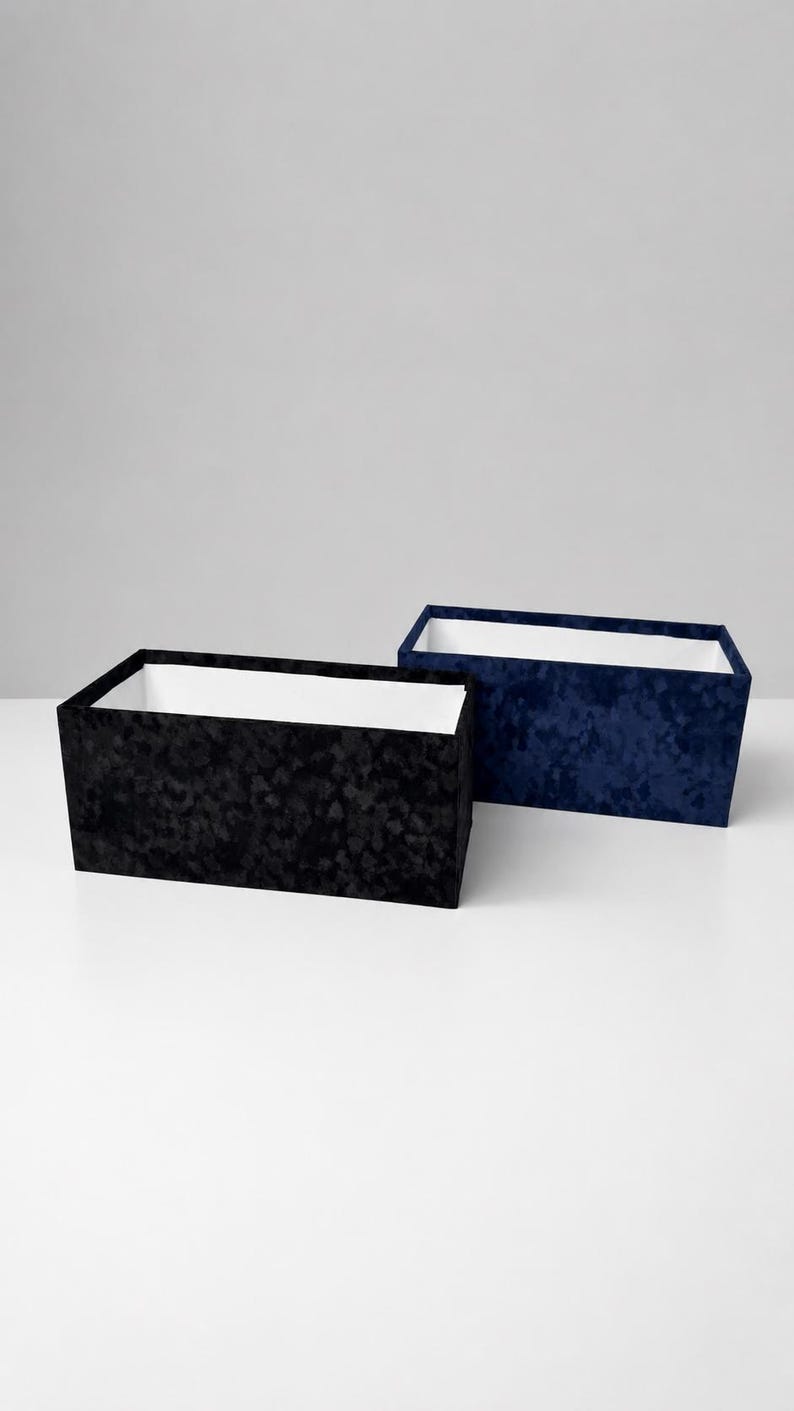 Large Rectangle Flower Box 16 Inch – Empty Velvet Box for Florists ...
