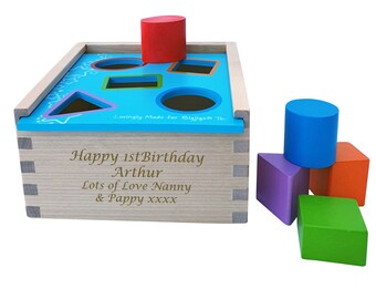 personalised shape sorter