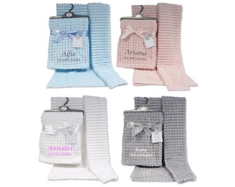 personalised baby boy blanket