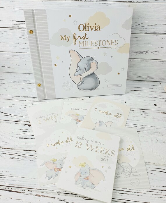 disney magical beginnings baby milestone cards