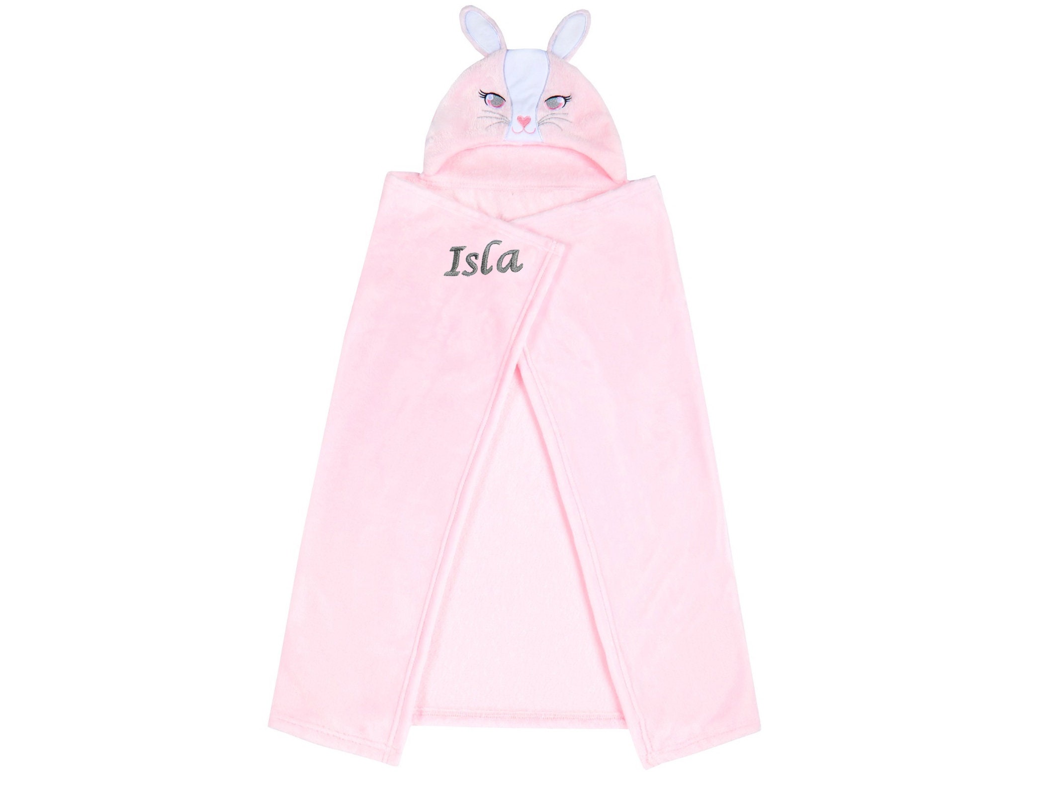 Personalised Baby Blanket With Hood Kids Hooded Blanket Etsy