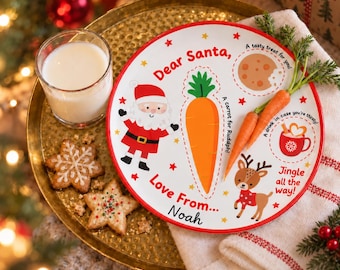 Christmas Eve Plate Personalise Your Own Treat Board Porcelain 26CM