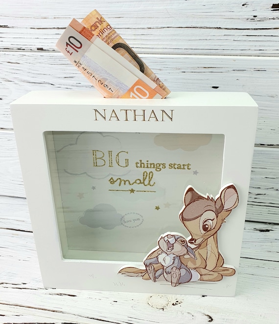 personalised boys money box