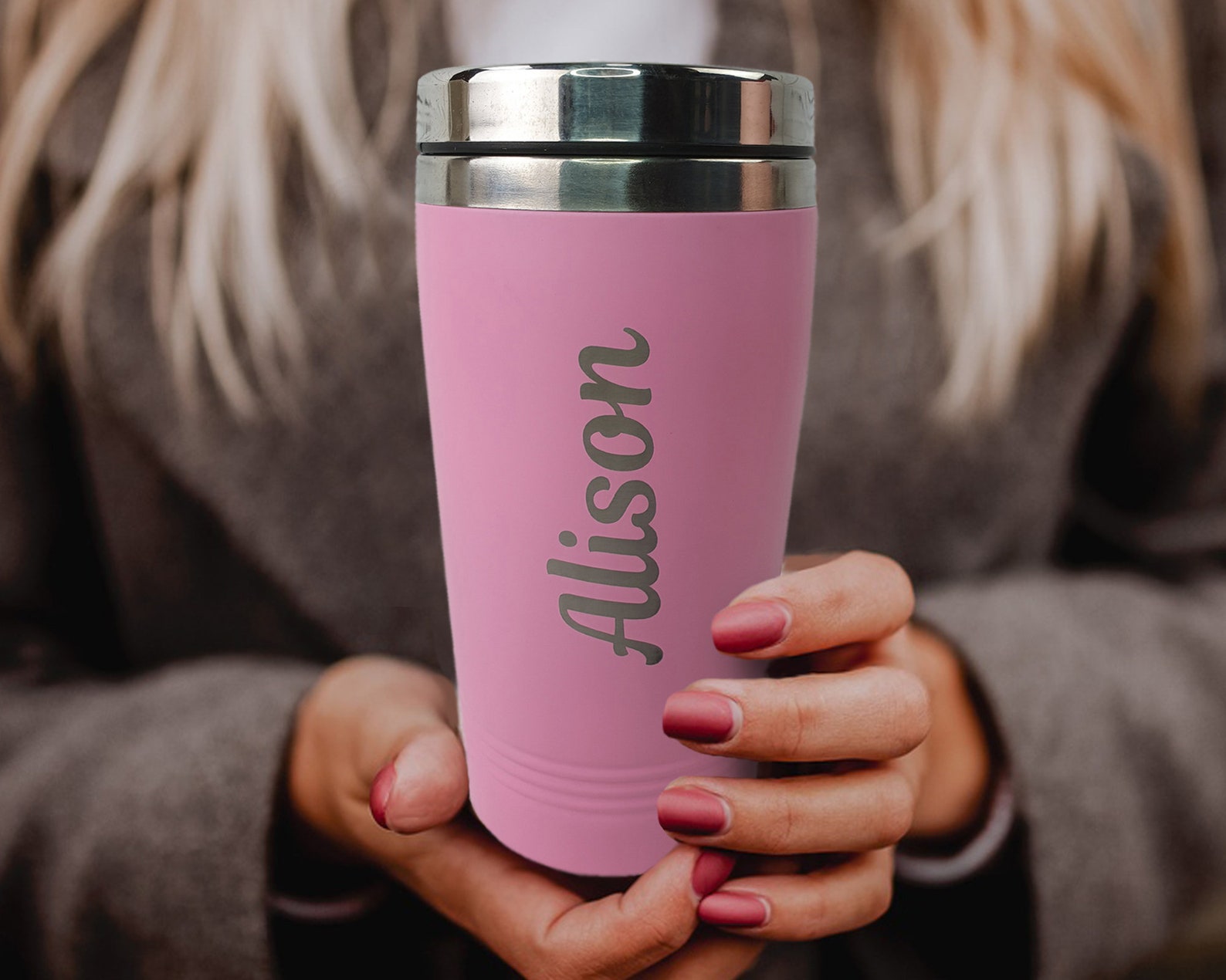 Personalised Engraved Reusable Coffee Cup Travel Mug Gift Etsy UK
