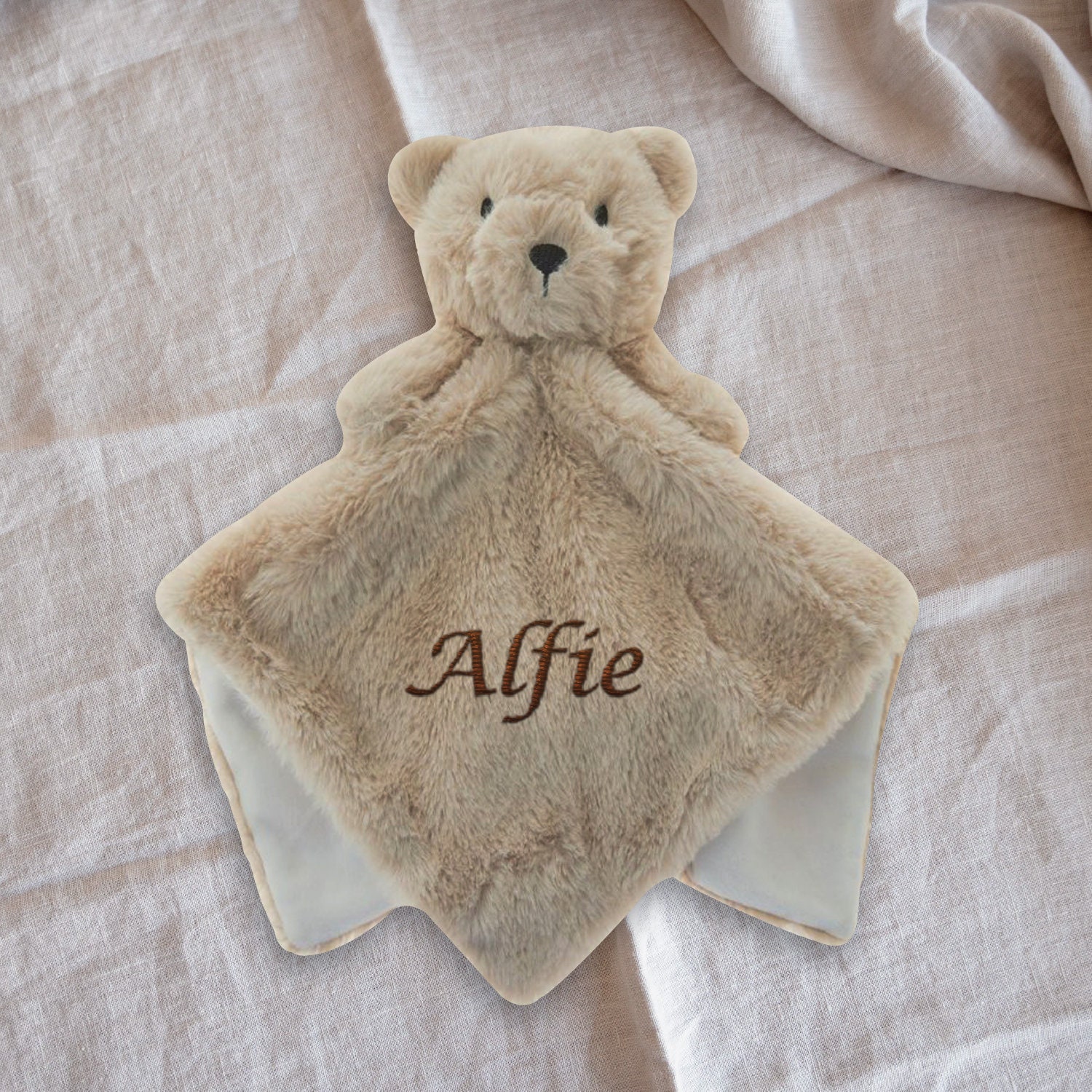 Personalised teddy comforter shop
