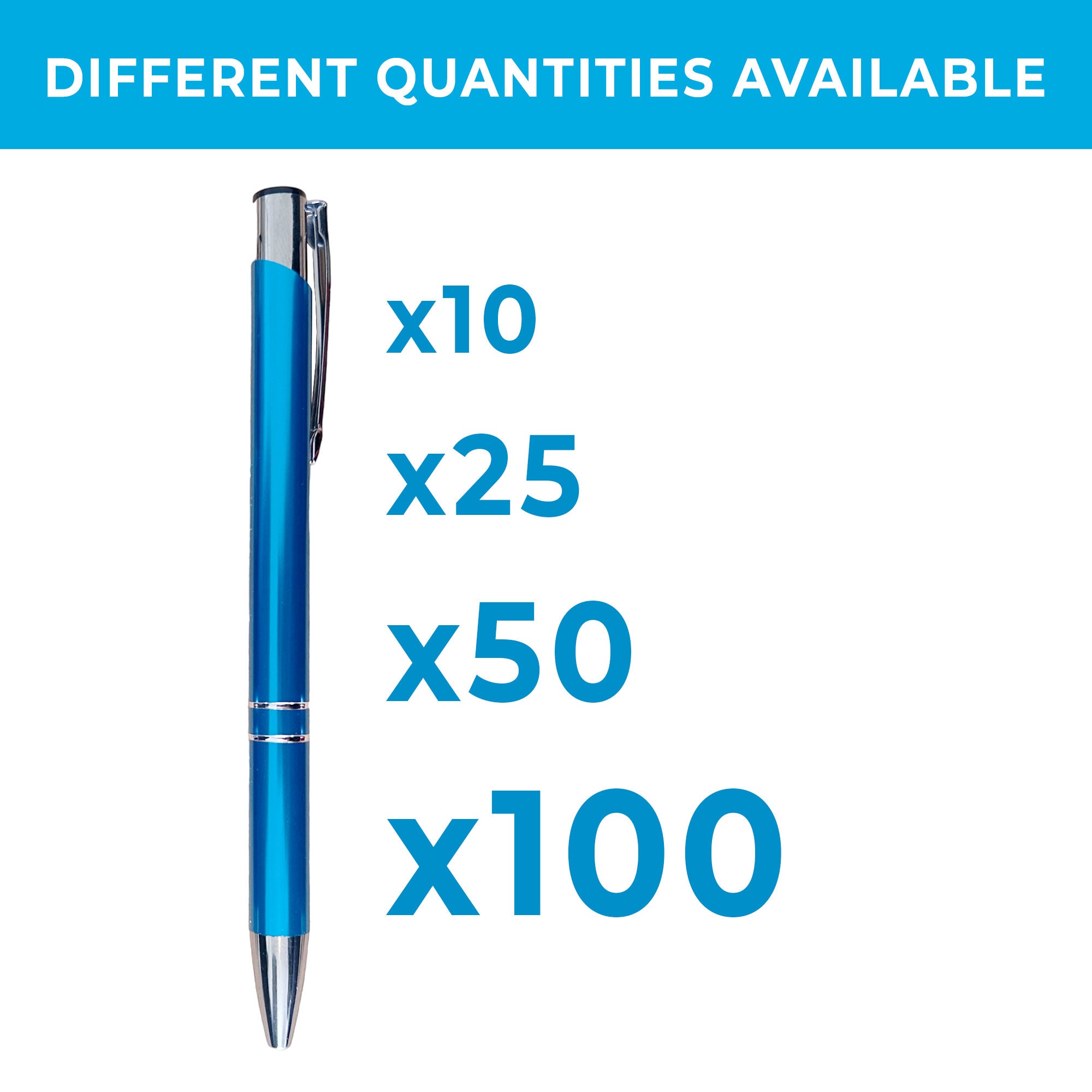Personalised Pens Bulk 100 - Custom Printed Pens With Your Business ...