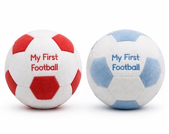 My First Football Baby Soft Toy – 15cm Plush Rattle Ball | Perfect World Cup Baby Gift | Soft Sensory Toy for Newborns & Toddlers