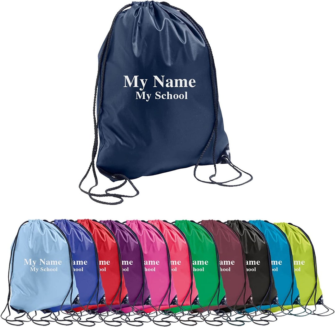 Hoolaroo Personalised Pe Kit Bag Kids Pe Bag for School Etsy UK