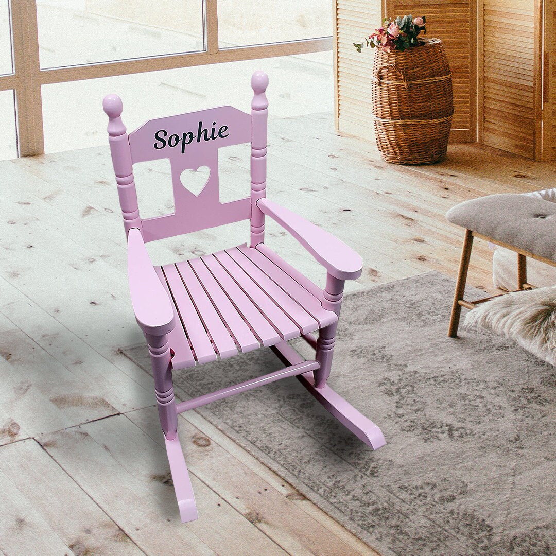 Personalised kids rocking chair hotsell
