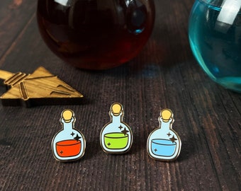 Potion Bottle Enamel Pin Gaming Pin