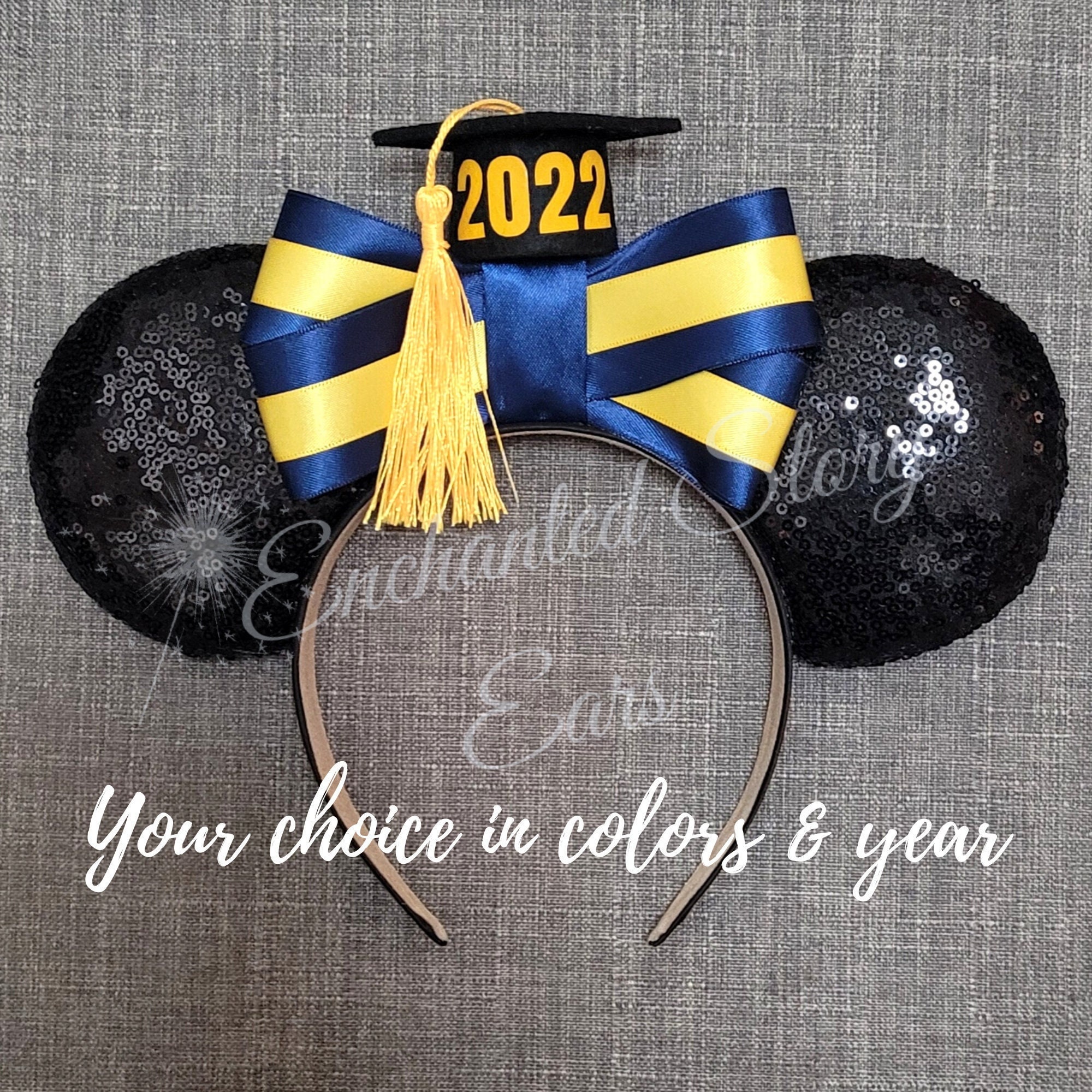 Graduation Ears 2022 o 2025 Custom Mickey Minnie Inspired Etsy México