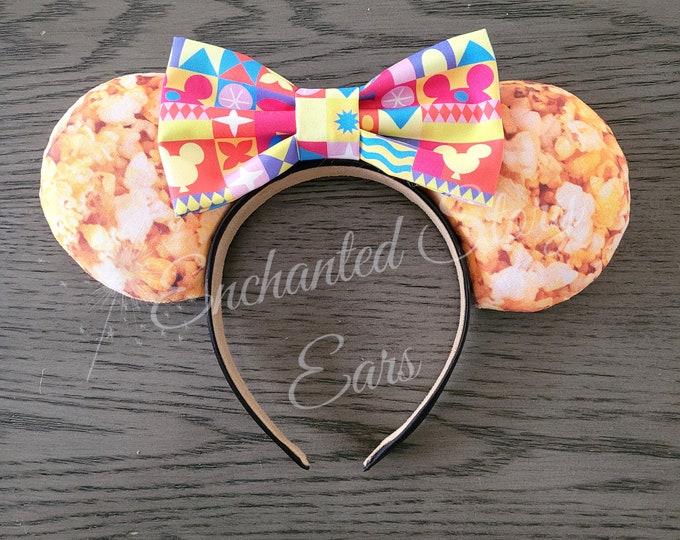 Popcorn Box Ears, Snacks, Mickey Inspired Ears, Disney World Inspired, Disneyland Inspired, Minnie Inspired