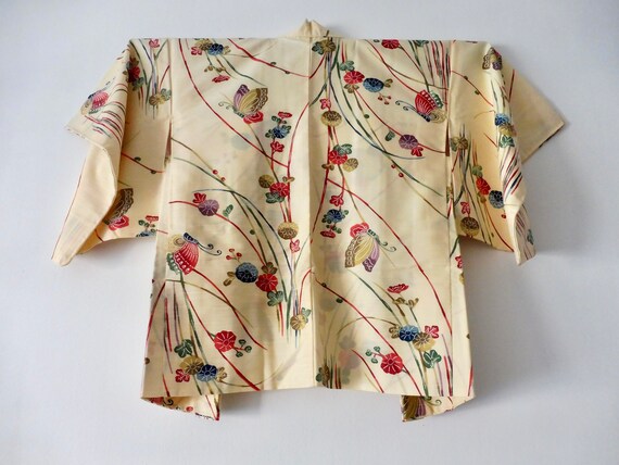 Haori Butterfly, Japanese Authentic Haori, Bingata