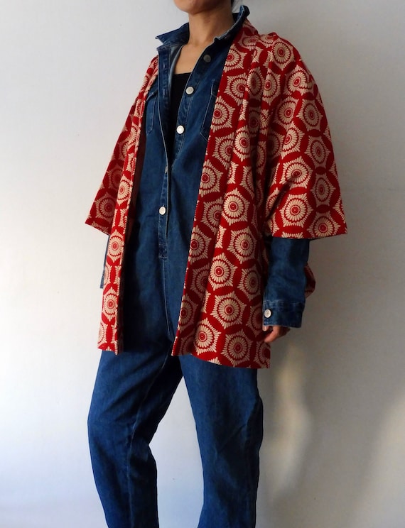 Haori Sun flower/ Japanese jacket Sun flower