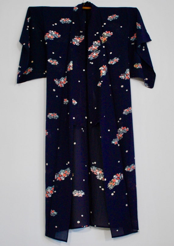 bohemian japan clothing vintage women/'s authentic purple summer light maxi kimono gown dress Japanese cotton yukata long kimono robe