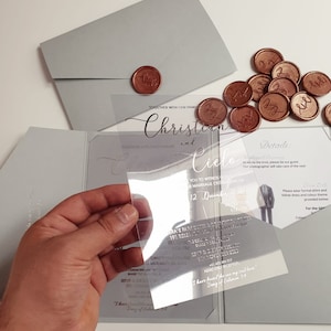 ALL IN ONE Wedding Invitation with Qr coded Rsvp Card and Details Card | Envelope with Pocket | Wedding Invitation Bundle, invitation