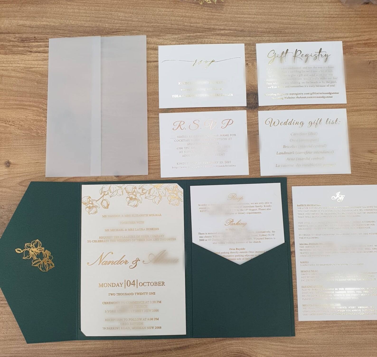 Envelope and Stamp Included Clear Invitation Transparent Etsy UK