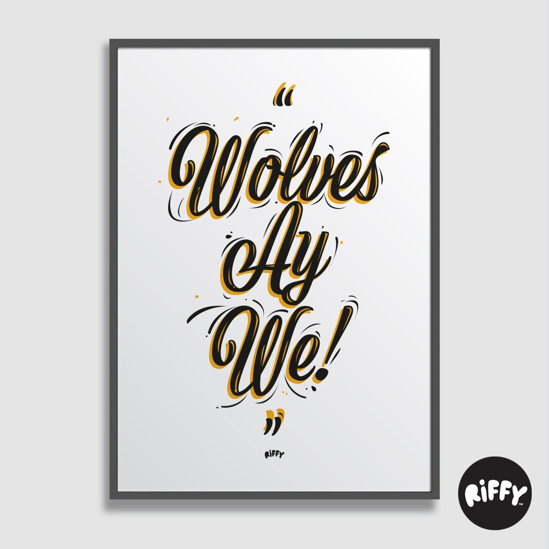 Wolves FC Print Wolverhampton Wanderers Gifts - Etsy UK