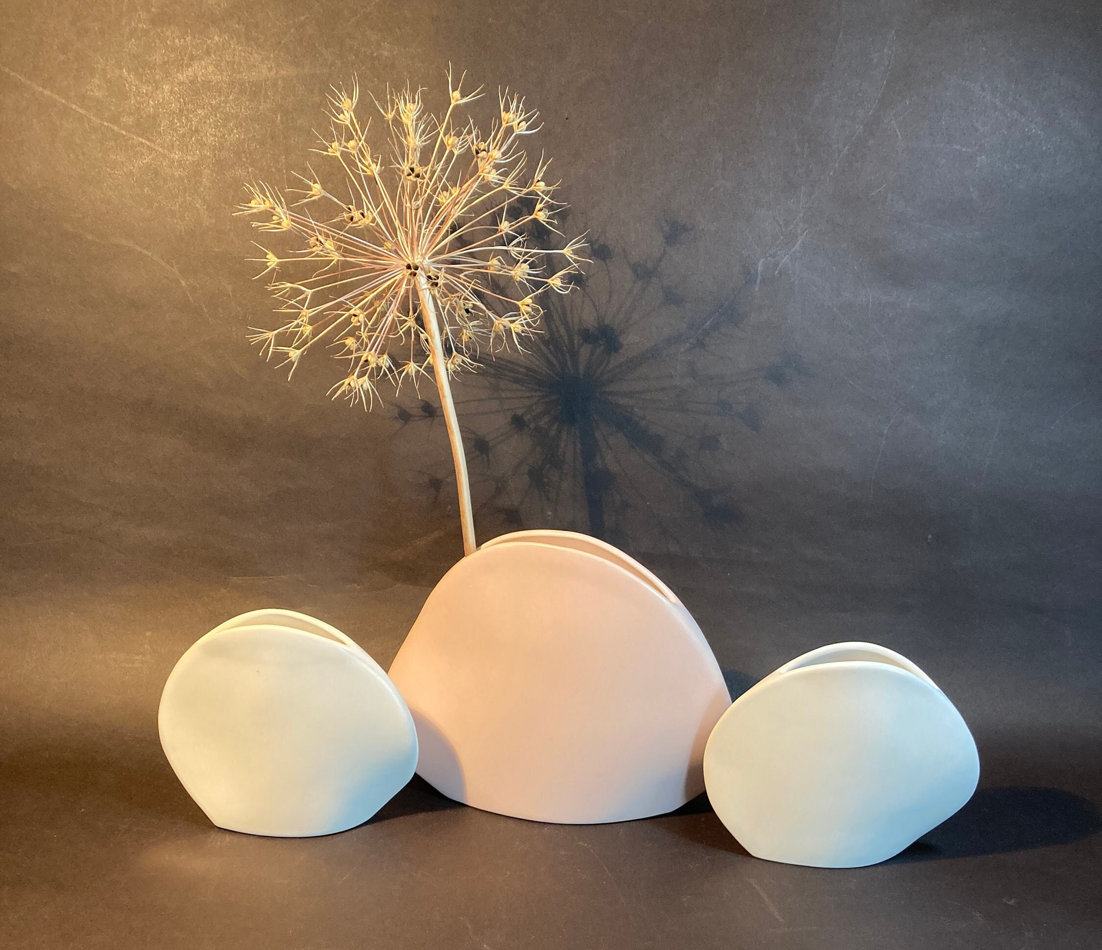 Rare Mid-century Toyo Ikebana Vases by Kimura Yokkaichi, Set of 3