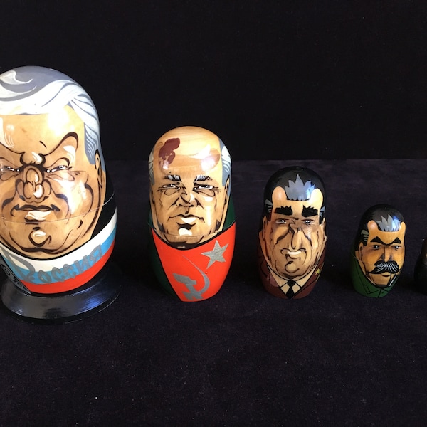 Russian Leader Nesting Doll Etsy