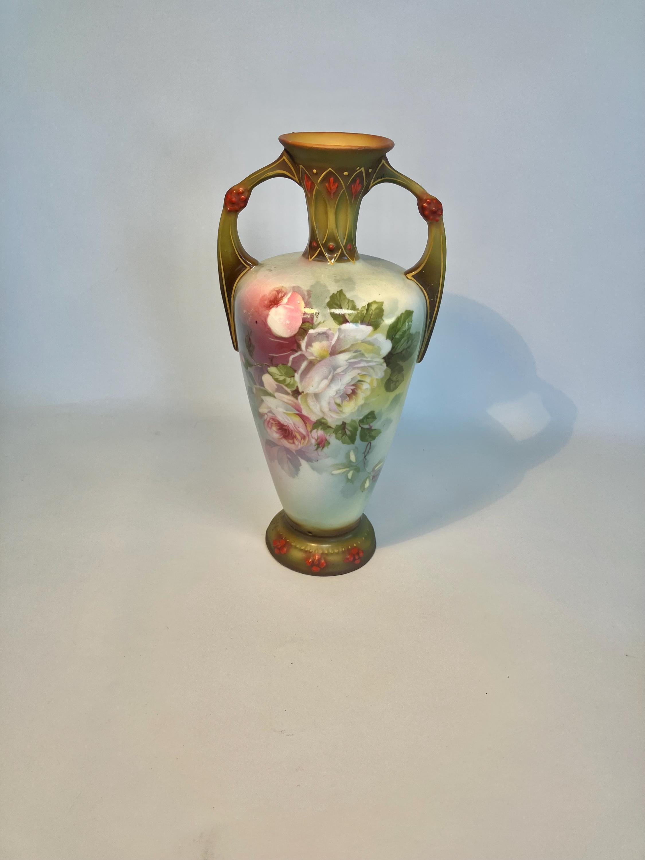 Antique Austrian Vase - Etsy