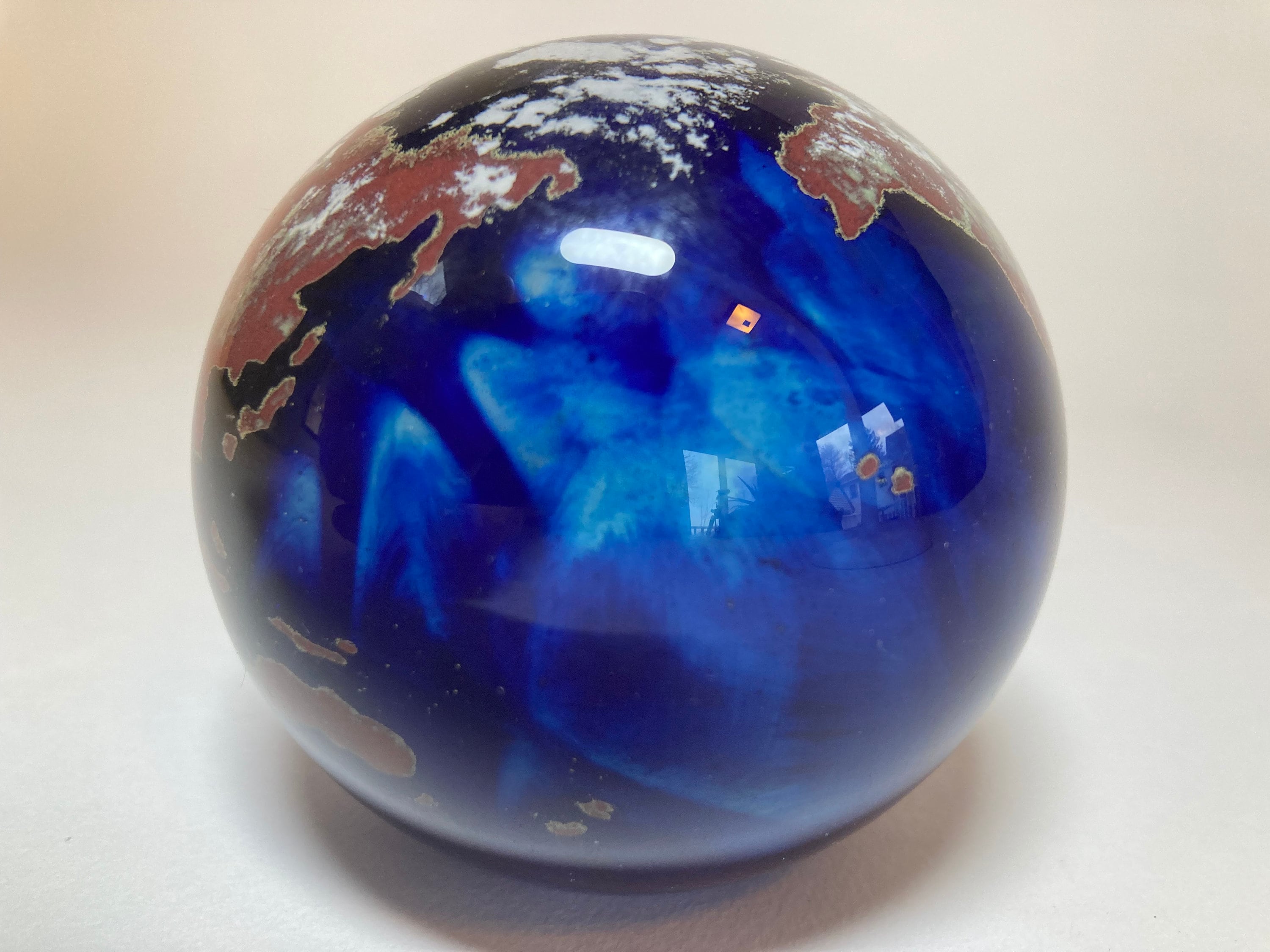 Planet Earth Is Blue: James Lundberg Studios World Art Glass