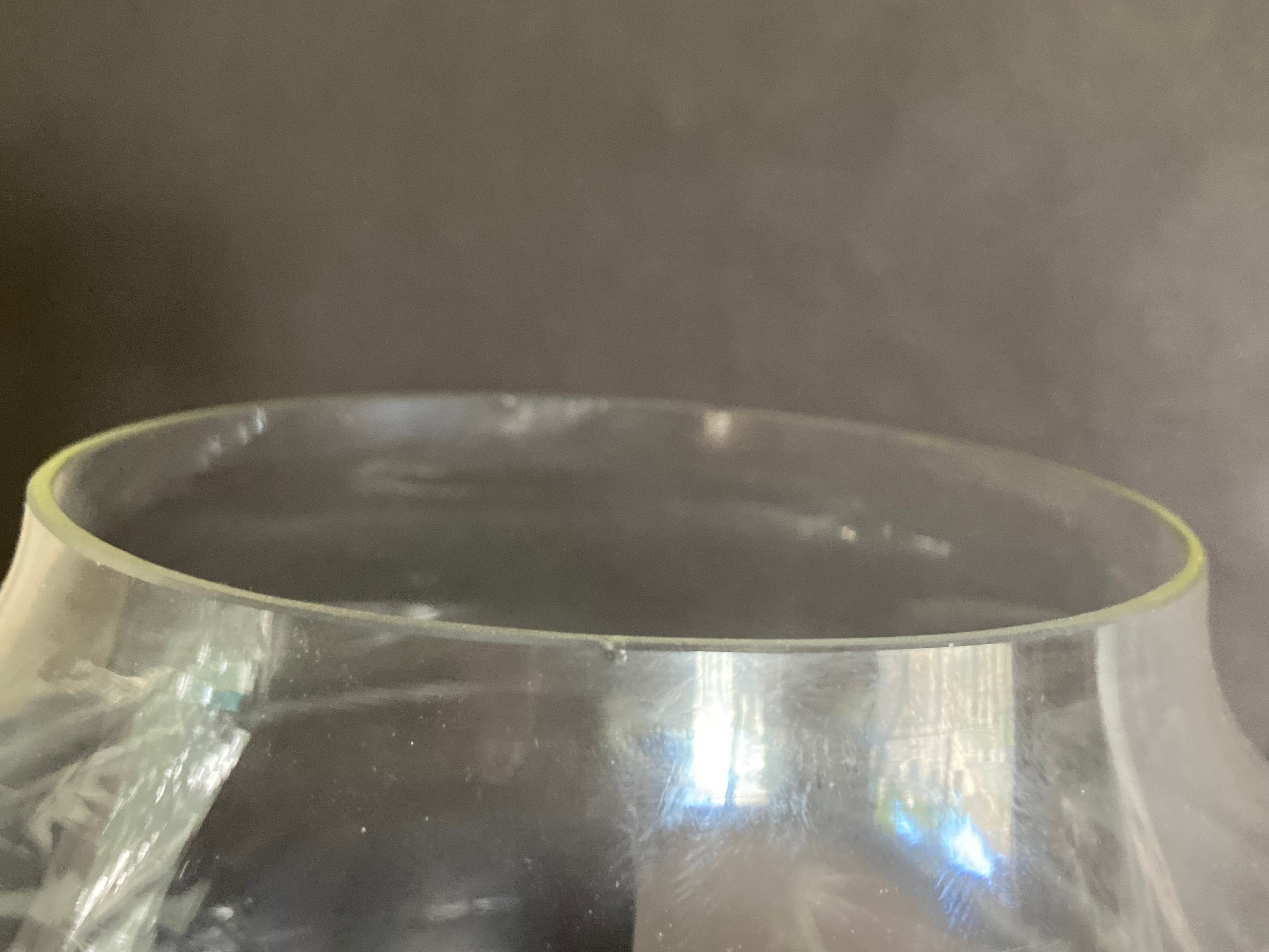 Very Large Remarkable and Rare Etched Glass Vintage Asian Fly Trap