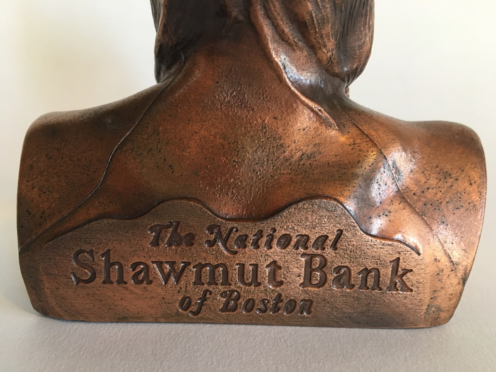 Midcentury Bronze Shawmut Savings Bank of Boston Etsy