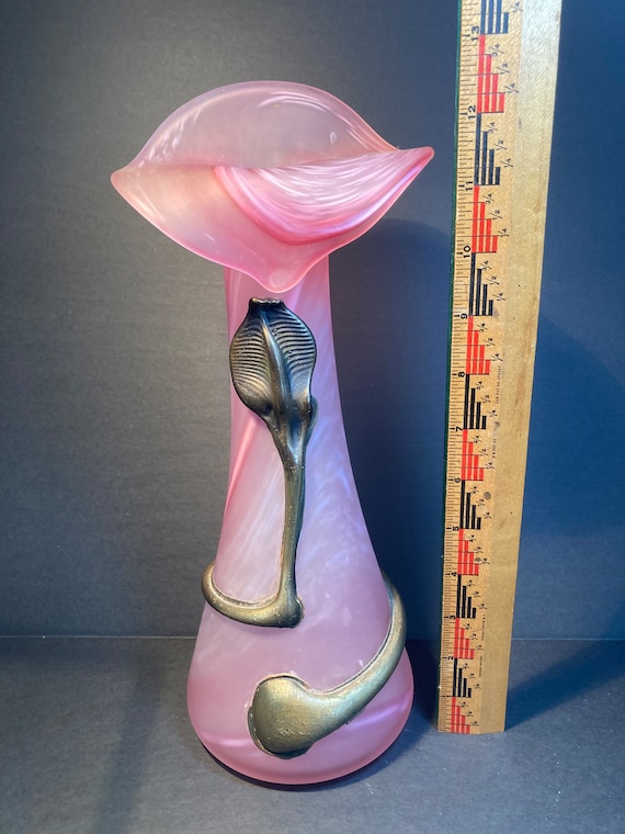 Exceptional Large Filip Ravert Mouth-blown Satin Art Glass Vase - Etsy