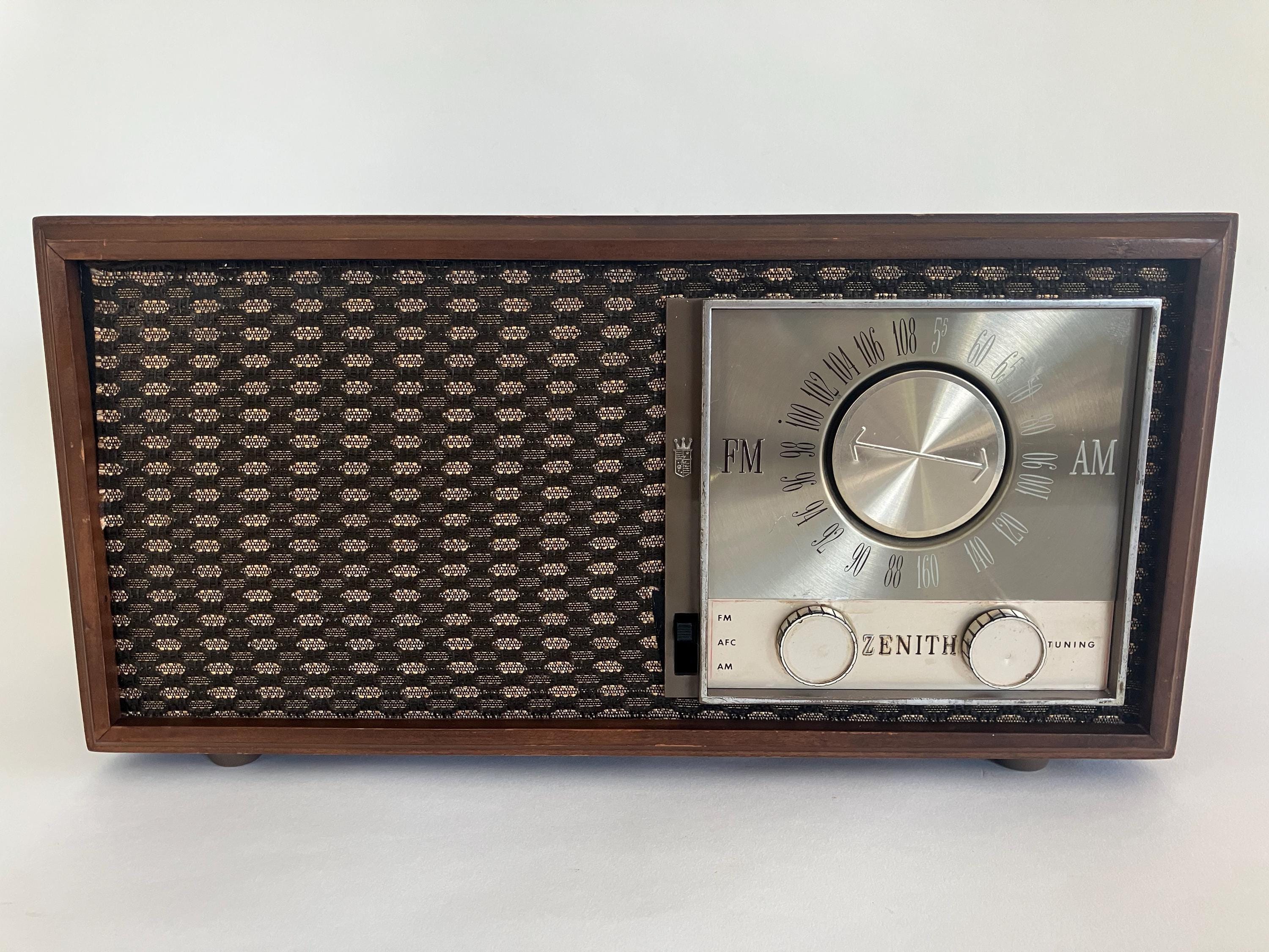 Vintage 1951 Zenith Tube Radio: AM FM Table Top Model M730 - Etsy