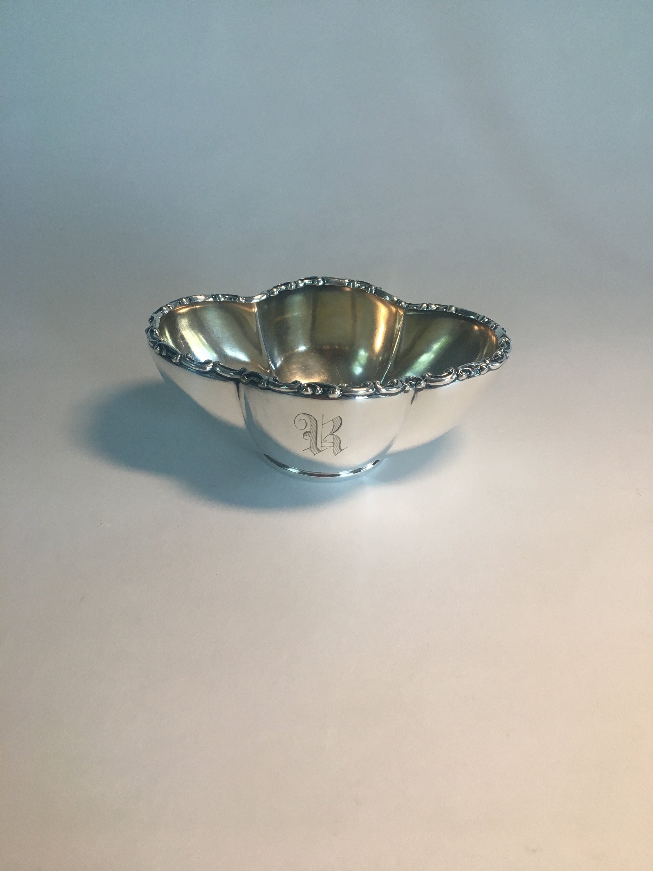 Vintage Gorham Sterling Silver Nut Condiment Dish Etsy